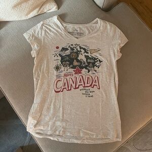 Roots Canada Graphic Vneck Tee